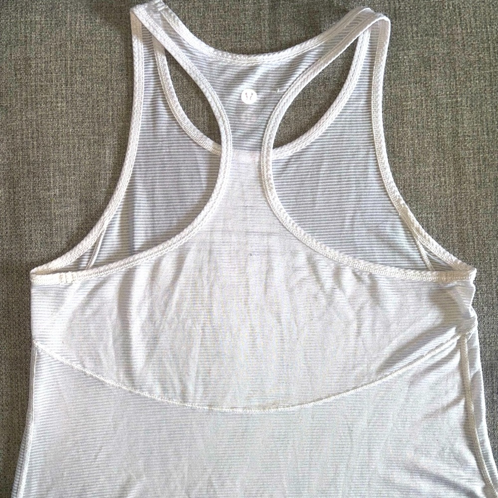 Lululemon white tank
